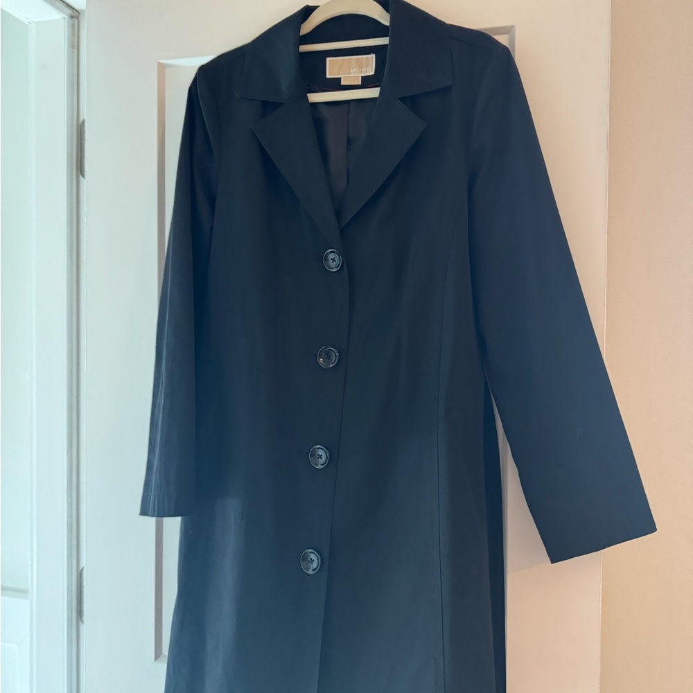 Michael Kors Classic Black Trench Coat